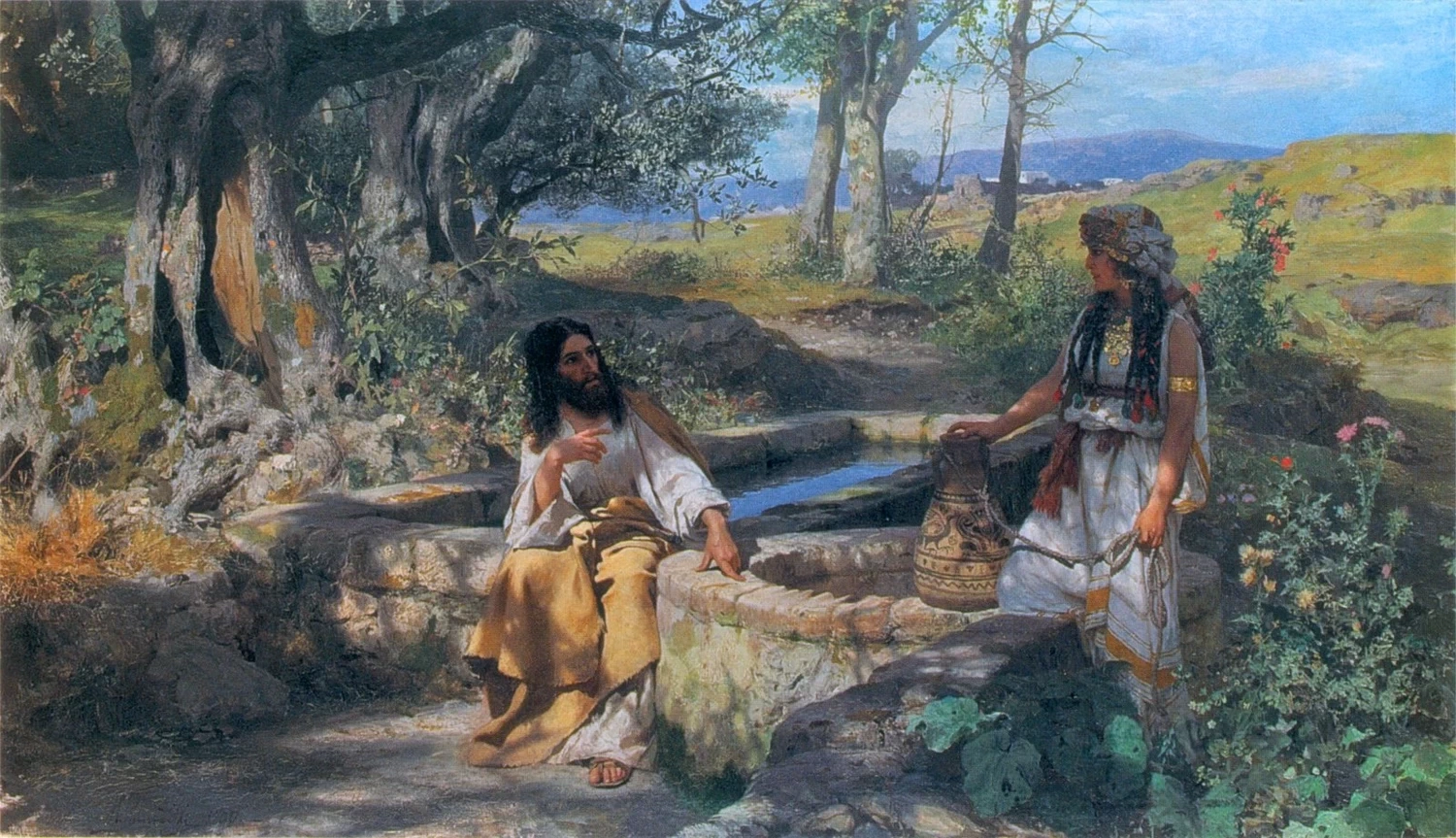 Henryk Siemiradzki - Cristo e la samaritana, Galleria d'arte nazionale di Leopoli